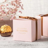 High-grade 50pcs wedding favors and gifts gift boxes paper candy box  wedding gifts for guests packaging party decoration