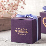 High-grade 50pcs wedding favors and gifts gift boxes paper candy box  wedding gifts for guests packaging party decoration