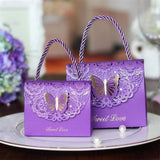 20 pcs/lot  Wedding candy box creative hollow carved  fold butterfly wedding gift box Chinese wedding exquisite candy box