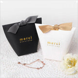 100/50/20PCS White/Black Color Blank/with Logo Wedding Gift Boxes Paper Cake Box Baby Shower Favor Boxes Candy Box With Ribbon