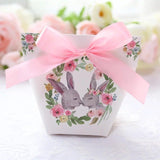 30pcs Creative European Cartoon rabbit deer Unicorn Candy Boxes Wedding Favors Bomboniera Party Gift Box paper package Candy Bag