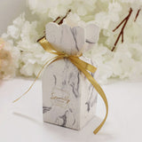 10pcs/lot Marble Design Wedding Dragees Box Flovwer Wedding Party Gift Boxes Wedding Favors Gift Boxes for Events